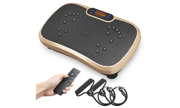 Dripex Vibration Plate for Home, Fitness & Slimming with Resistance Bands