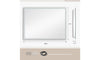 Dripex LED Bathroom Mirror with Demister Pad, Wall Mounted, Horizontal/Vertical Installation