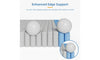 Vesgantti 10.2 Inch Hybrid Mattress with Individual Pocket Springs and Cooling Gel Memory Foam, Medium Firm