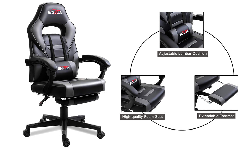 Bigzzia PC & Racing Game Chair