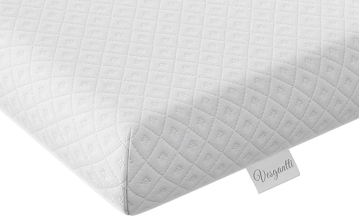 Vesgantti Memory Foam Topper Gel & Bamboo for Cooling Sleep & Pressure