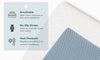 Vesgantti Memory Foam Topper Gel & Bamboo for Cooling Sleep & Pressure Relieving