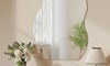 Dripex Irregular Wall Mirror, 65 x 50cm/ 70 x 50cm Frameless Bathroom Mirror Wall Mounted with Pre-Fitted Hanging Holes & Fixing Kit - Wall Mounted Horizontally or Vertically