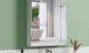 Dripex Single Door Bathroom Mirror Cabinet, Wall Mounted Storage Cupboard with Mirror, Cabinet with Adjustable Shelf