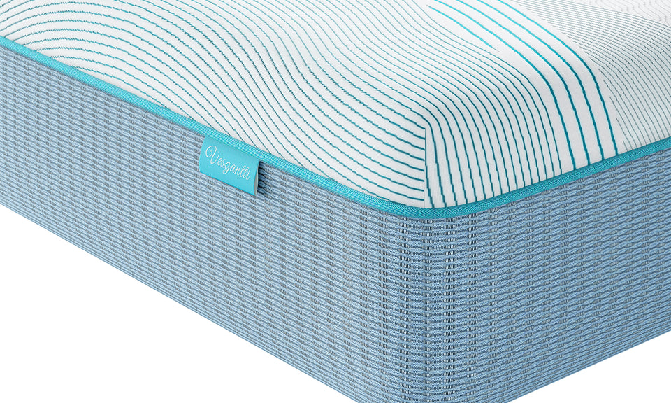 Vesgantti 16/18/20cm Ocean-Inspired Memory Foam Mattress with Cooling Gel Foam and Breathable Mesh