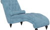 Vesgantti Velvet Button-tufted Indoor Chaise Lounge, Upholstered Chaise Longue Chair with Lumbar Pillow, Leisure Chair for Living Room Bedroom and Office, Easy to Assemble