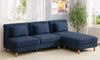 Vesgantti Corduroy Seater Sofa/Chaise Lounge Sofa, Perfect for Living Room, Bedroom, Office, Tool-free Assembly