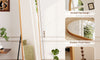 Dripex Arch/Rectangular Mirror Full Length, 160 x 50cm/150 x 40cm Full Body Floor Mirror with Stand, Standing/Leaning/Hanging for Living Room Bedroom
