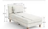 Vesgantti Corduroy Seater Sofa/Chaise Lounge Sofa, Perfect for Living Room, Bedroom, Office, Tool-free Assembly