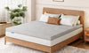 Vesgantti Mattress Topper, 7.5/10cm Gel Memory Foam Mattress Topper for Cool Sleep & Back Pain Relief with Washable Cover & Corner Elastic Straps, CertiPUR-US Certified, Grey
