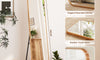 Dripex Arch/Rectangular Mirror Full Length, 160 x 50cm/150 x 40cm Full Body Floor Mirror with Stand, Standing/Leaning/Hanging for Living Room Bedroom
