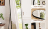 Dripex Arch/Rectangular Mirror Full Length, 160 x 50cm/150 x 40cm Full Body Floor Mirror with Stand, Standing/Leaning/Hanging for Living Room Bedroom