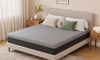 Vesgantti Gel Memory Foam Mattress for Cool Sleep & Pressure Relief, Medium Firm, 3D Geometric Textured Cover, Grey, CertiPUR-US Certified