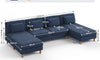 Vesgantti Corduroy Seater Sofa/Chaise Lounge Sofa, Perfect for Living Room, Bedroom, Office, Tool-free Assembly