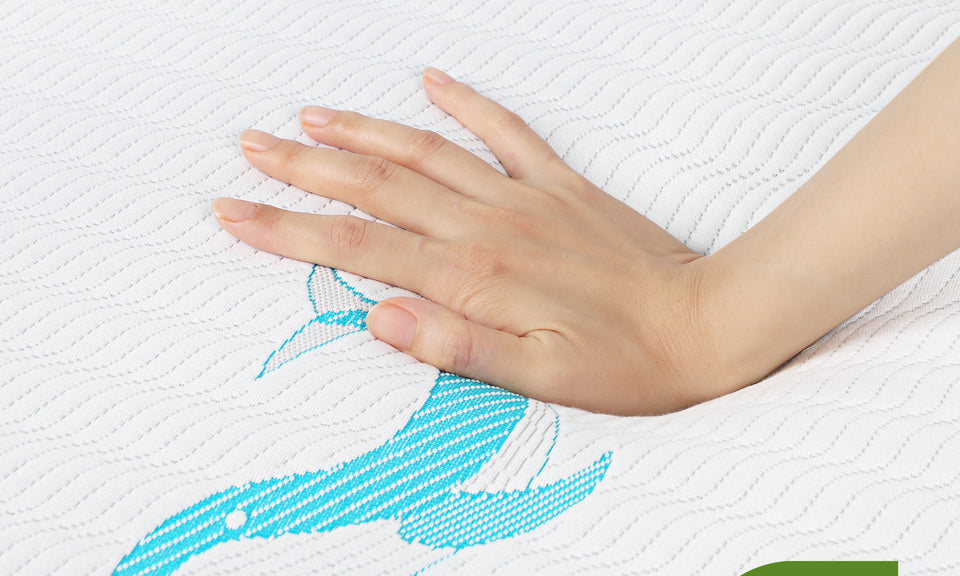 Vesgantti 16/18/20cm Ocean-Inspired Memory Foam Mattress with Cooling Gel Foam and Breathable Mesh