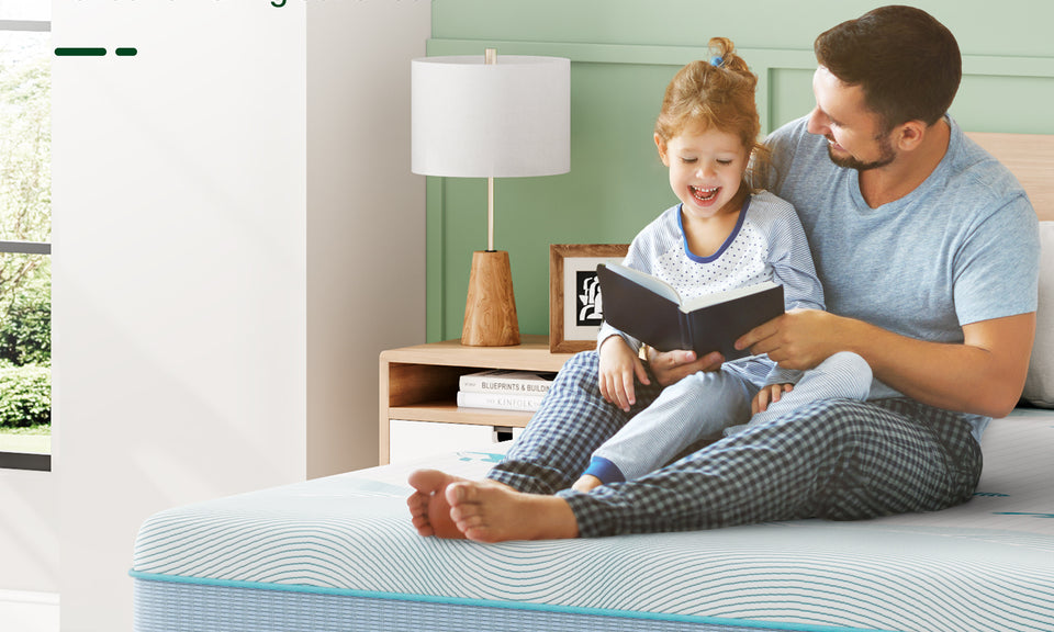 Vesgantti 16/18/20cm Ocean-Inspired Memory Foam Mattress with Cooling Gel Foam and Breathable Mesh
