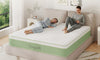 Vesgantti 10 Inch Hybrid Mattress with Memory Foam & Individually Pocket Spring, Medium Firm Orthopedic Mattress for Pressure Relief & Motion Isolation