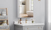 Dripex Single Door Bathroom Mirror Cabinet, Wall Mounted Storage Cupboard with Mirror, Cabinet with Adjustable Shelf