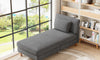 Vesgantti Corduroy Seater Sofa/Chaise Lounge Sofa, Perfect for Living Room, Bedroom, Office, Tool-free Assembly