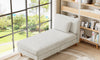Vesgantti Corduroy Seater Sofa/Chaise Lounge Sofa, Perfect for Living Room, Bedroom, Office, Tool-free Assembly
