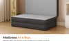 Vesgantti Folding Mattress with Storage Bag, 15cm Gel Memory Foam Tri-Fold Mattress for Travel, Camping & Guest Bed CertiPUR-US Certified, Grey