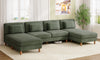 Vesgantti Corduroy Seater Sofa/Chaise Lounge Sofa, Perfect for Living Room, Bedroom, Office, Tool-free Assembly