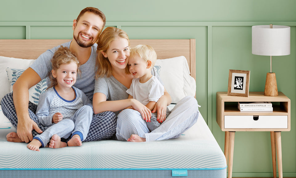 Vesgantti 16/18/20cm Ocean-Inspired Memory Foam Mattress with Cooling Gel Foam and Breathable Mesh