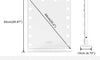 Dripex 14/15 Dimmable LED Bulbs Hollywood Vanity Mirror with Lights, Large Lighted Makeup Mirror, USB Cable, Touchscreen Control, Cosmetic Tabletop Mirror for Bedroom, Dressing Room