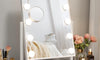 Dripex 9/12 Dimmable Bulbs Hollywood LED Vanity Mirror, Lighted Makeup Mirror, 360°Rotation, 3 Color Lighting Modes, Touch Screen Control, Light up Dressing Table Mirror for Bedroom