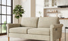 Vesgantti Fabric/Velet Loveseat Sofa, 1/2/3/4 Seater Couch/Armchair with Bilateral Pocket Storage & Removable Cushions, Perfect for Living Room, Bedroom and Office, Tool-free Assembly