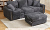 Vesgantti 4/5 Seater U Shaped Sofa with Storage, Small Modular L Shaped Sofas, Chenille/Corduroy Convertible Left/Right Hand Corner Couch