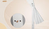 Dripex Jewelry Organiser Mirror Wardrobe, Free Standing Mirror with Large Storage, Lockable Jewelry Armoire Unit, 3 Angles Adjustable, White