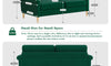 Vesgantti Fabric/Velet Loveseat Sofa, 1/2/3/4 Seater Couch/Armchair with Bilateral Pocket Storage & Removable Cushions, Perfect for Living Room, Bedroom and Office, Tool-free Assembly