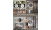 Dripex Round LED Bathroom Mirror, Illuminated Circle Makeup Vanity Mirror with Demister Pad, Anti-fog, 3 Lighting Modes, Dimmable, Wall Mounted, Front+Backlit, IP44