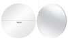 Dripex Frameless Bathroom Mirror, Wall Mounted Bathroom Mirror with Bevelled Edge & Pre-Drilled Holes for Dressing Room Bedroom Living Room