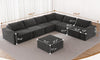 Vesgantti Sectional Corner Sofa, Chenille Deep Seat L Shape Cloud Couch, No Assembly Required
