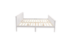 Double Bed Wooden Frame 4ft6 Double Wooden Bed in White For Adults, Kids, Teenagers(4FT6)
