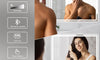 Dripex Bluetooth LED Bathroom Mirror with Shaver Socket, Dimmable 3 Colors Illuminated Backlit Wall Mounted Bathroom Mirrors Anti-fog Vanity Mirror, Horizontal/Vertical