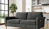 Vesgantti Fabric/Velet Loveseat Sofa, 1/2/3/4 Seater Couch/Armchair with Bilateral Pocket Storage & Removable Cushions, Perfect for Living Room, Bedroom and Office, Tool-free Assembly