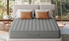 Vesgantti 10 Inch Hybrid Mattress with Breathable Memory Foam and Individually Pocket Spring - Medium Firm, Grey