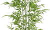 YOLEO 5FT/6FT Artificial Bamboo Tree with White Tall Planter, Lifelike Fake Silk Tree Indoor, Faux Bamboo Tall Plant for Living Room Bedroom Balcony Corner Office Deco