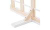 Double Bed Wooden Frame 4ft6 Double Wooden Bed in White For Adults, Kids, Teenagers(4FT6)