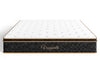 Vesgantti Ice Silk Cooling Hybrid Mattress Medium Firm Memory Foam Pocket Sprung Mattress, 7 Zone Support for Pressure Relief, Motion Isolation