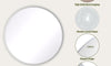 Dripex Round Mirror, 40 to 90cm Circle Hanging Wall Mirror - Home Decorative Wall Mounted Vanity Mirror for Bathroom, Dressing Room & Living Room