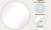 Dripex Round Mirror, 40 to 90cm Circle Hanging Wall Mirror - Home Decorative Wall Mounted Vanity Mirror for Bathroom, Dressing Room & Living Room