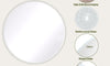 Dripex Round Mirror, 40 to 90cm Circle Hanging Wall Mirror - Home Decorative Wall Mounted Vanity Mirror for Bathroom, Dressing Room & Living Room