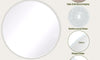 Dripex Round Mirror, 40 to 90cm Circle Hanging Wall Mirror - Home Decorative Wall Mounted Vanity Mirror for Bathroom, Dressing Room & Living Room