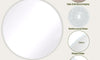 Dripex Round Mirror, 40 to 90cm Circle Hanging Wall Mirror - Home Decorative Wall Mounted Vanity Mirror for Bathroom, Dressing Room & Living Room