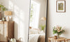 Dripex Arch/Rectangular Mirror Full Length, 160 x 50cm/150 x 40cm Full Body Floor Mirror with Stand, Standing/Leaning/Hanging for Living Room Bedroom
