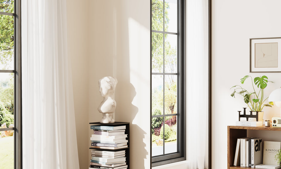 Dripex Arch/Rectangular Mirror Full Length, 160 x 50cm/150 x 40cm Full Body Floor Mirror with Stand, Standing/Leaning/Hanging for Living Room Bedroom